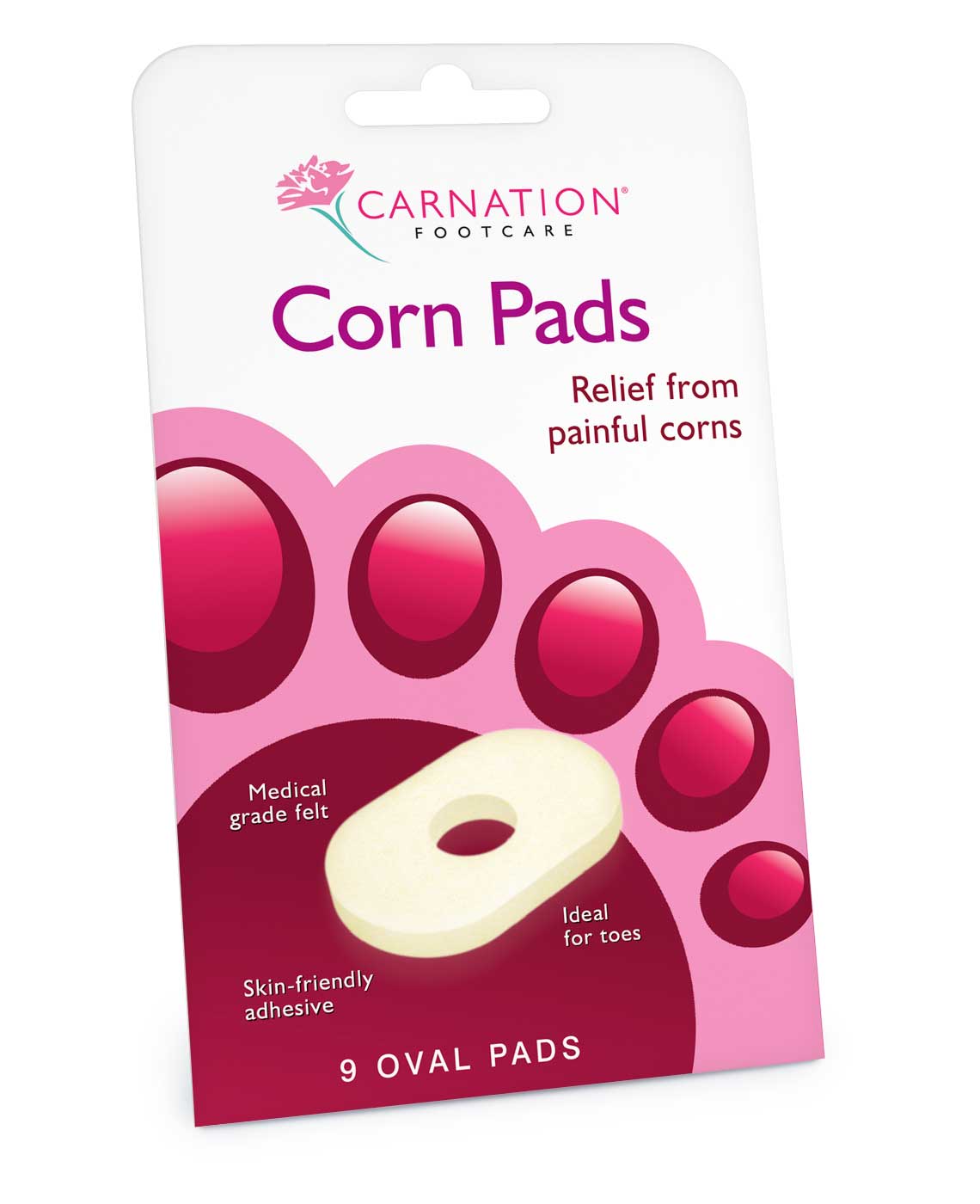 Carnation Oval Corn Pads CAR620Z